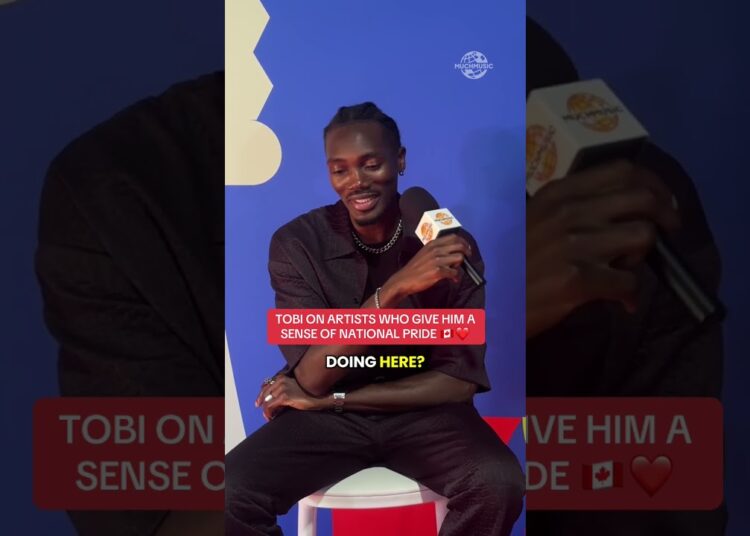 TOBI SHOWS LOVE TO CANADIAN ARTISTS