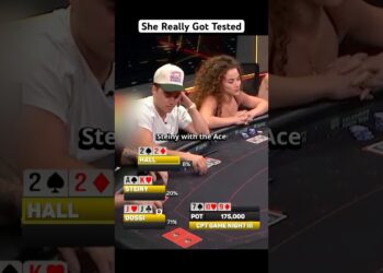 He Challenged Her And Got A Big Surprise!                                         #celebrity #poker