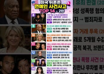 미국을 뒤흔든 연예인 사건사고 TOP 14