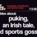 Puking, An Irish Tale, Sports Gossip | Thursday Afternoon Monday Morning Podcast 7-2-26 | Bill Burr