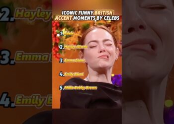 ICONIC FUNNY BRITISH ACCENT MOMENTS BY CELEBS #funny #celebrity #accent #usa #british #fyp #ranking