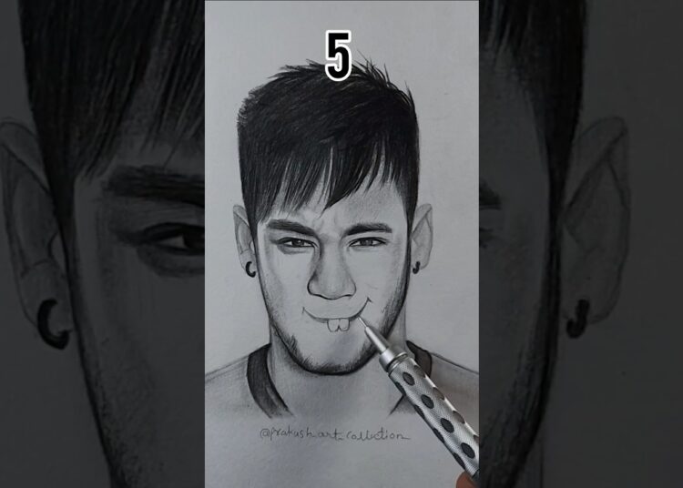 Which one is correct for neymar 🤔 #art #artist #cartoon #drawing #satisfying #paint #shorts #neymar