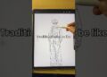 Traditional artist be like😂 #art #artist #relatable #funny #digitalartist #digitalart #shorts