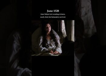 Anne Boleyn nearly died of sweating sickness #royal #viral #shorts #tudor #history #queen #royalty