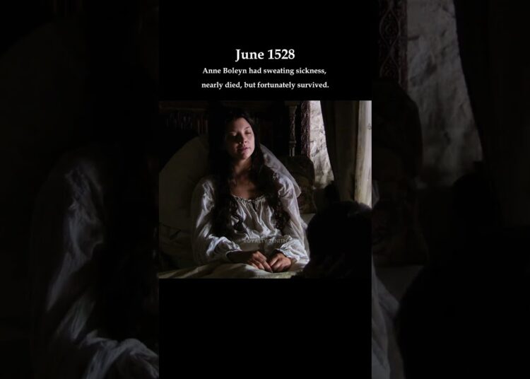 Anne Boleyn nearly died of sweating sickness #royal #viral #shorts #tudor #history #queen #royalty