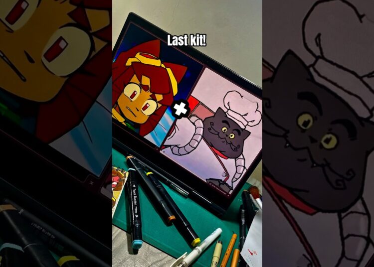 Drawing kit bodega from gameoverse! #gameoverse #kitbodega #art #artist