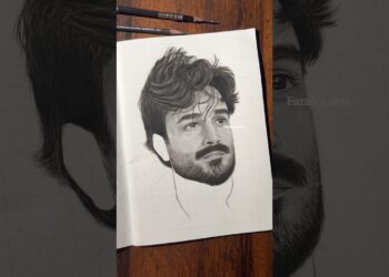 Realistic hair drawing ✨#art #pencilportrsit #drawing #portraitfeed #youtubeshort #artist #portrait