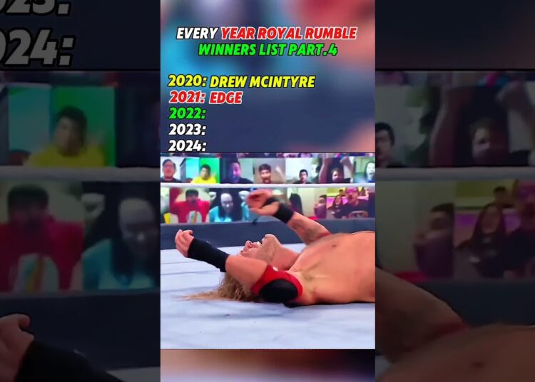 Every Year Royal Rumble Winner List Part.4.. #wwe #year #ranking #royalrumble #wrestling