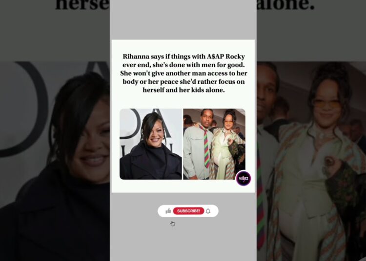 Rihanna Says She’s Done With Men If Rocky Ever Leaves #rihanna #celebrity #mymixtapez