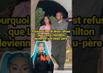 Pourquoi North West refuse que Lewis Hamilton devienne son beau-père ?#celebrity #lewishamilton
