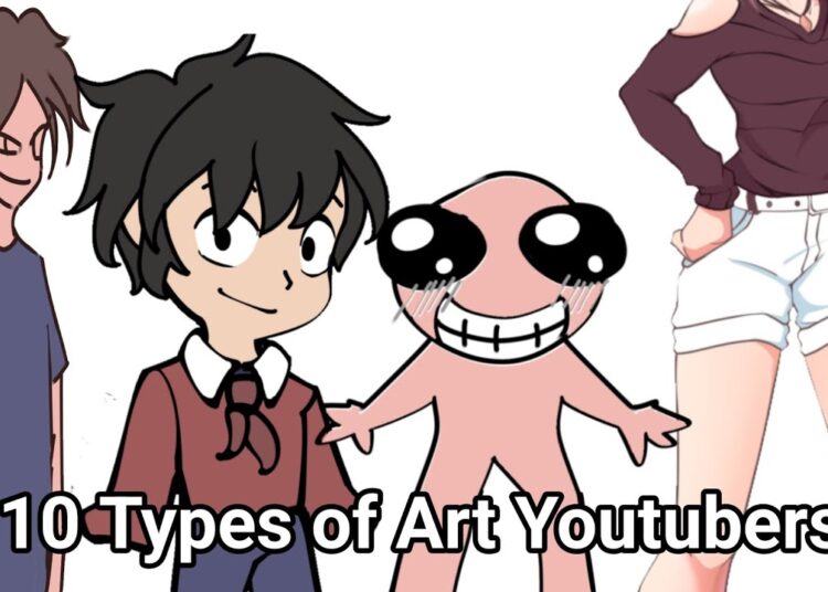 10 Types Of Art Youtubers: 😨