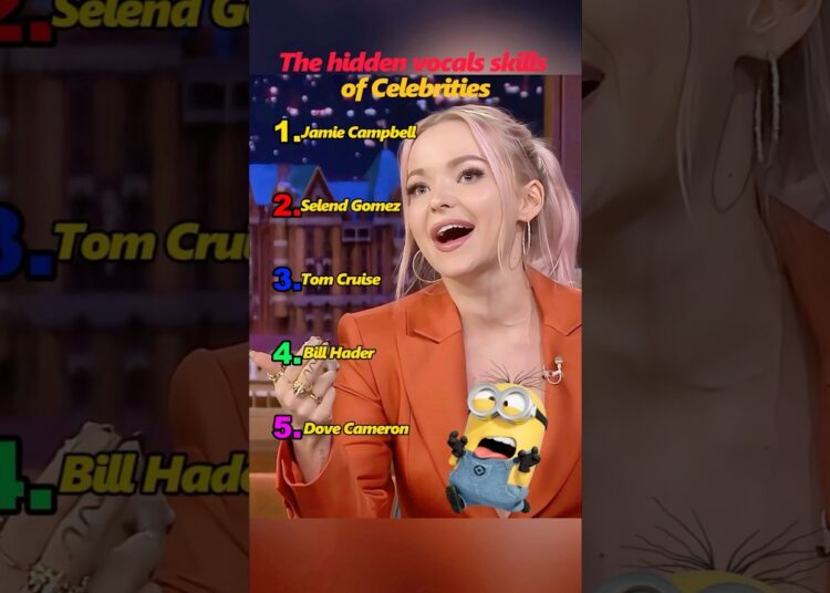 The hidden vocals skills of Celebrities#voice #talent #celebrity #funny #skills #vocals #voiceactor