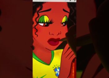 Disney World Cup Brazil #disney #art #glowup #artist #transformation