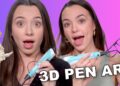 3D Pen Art Challenge! Who will WIN? – Merrell Twins