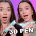 3D Pen Art Challenge! Who will WIN? – Merrell Twins