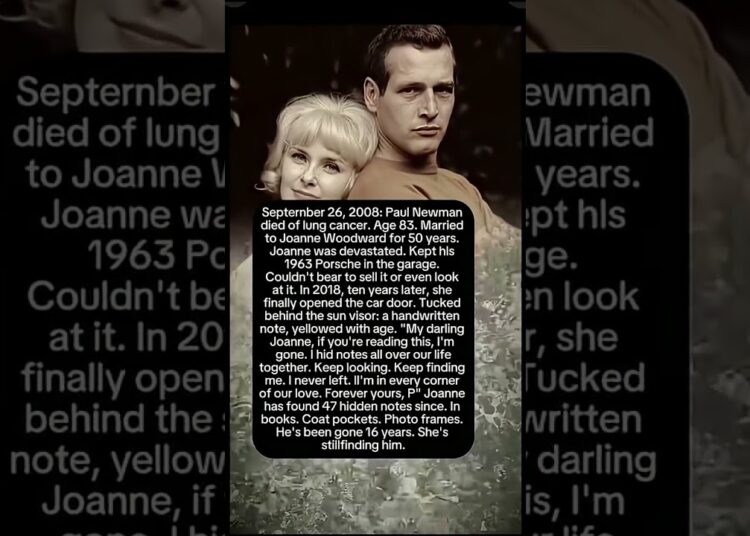 Paul Newman’s Hidden Notes Still Being Found💔 #hollywood #shorts #celebrity