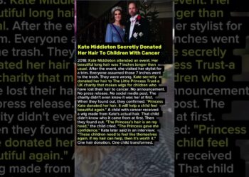 Kate Middleton Secretly Donated Her Hair To Children With Cancer. #shorts #celebrity #hollywood