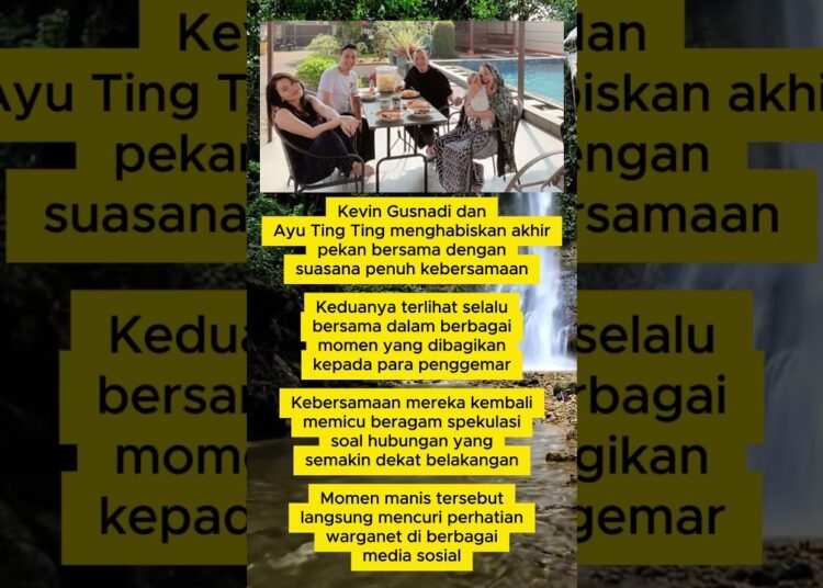 Kevin dan Ayu Ting Ting Makin Lengket #gossip #beritaterkini #short