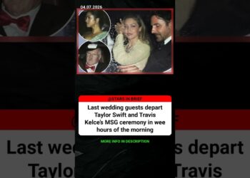 Last wedding guests depart Taylor Swift and Travis Kelce’s MSG ceremo #Celebrity #Hollywood #Shorts