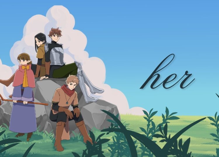 JVKE – her (feat. Annika Wells, Kaden Hawke) (Official Animated Music Video)
