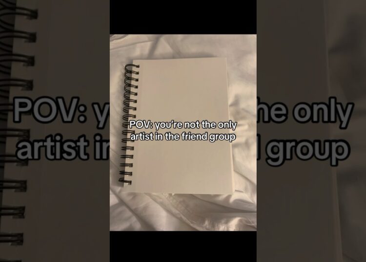 POV: you’re not the only artist in the friend group