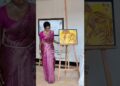 Magic Artwork for weddings 🎨✨ #art #artist #wedding #hinduwedding #viral #tamil #saree #bride