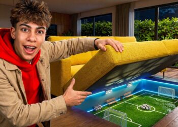 I Built a SECRET Soccer Field in My Room and More Hidden Spaces | The Royalty Family