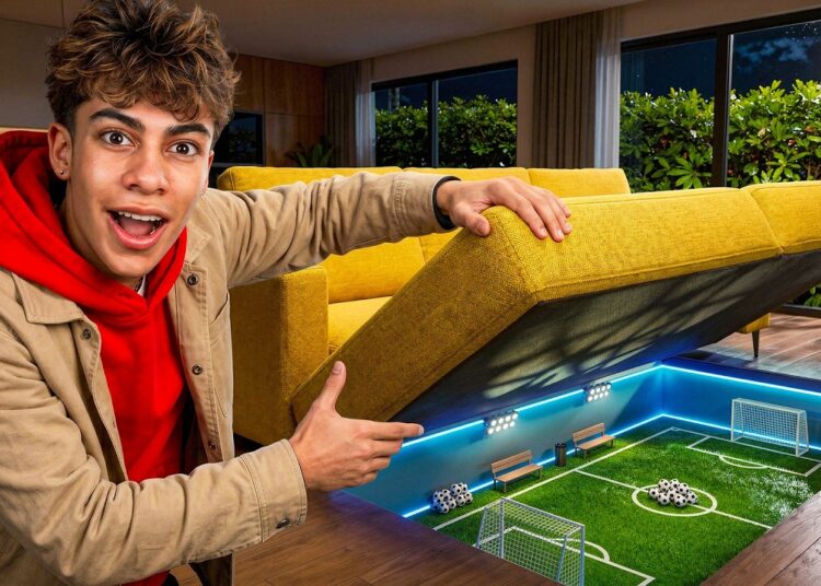 I Built a SECRET Soccer Field in My Room and More Hidden Spaces | The Royalty Family