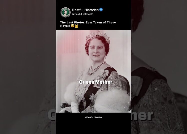 History’s Final Glimpse of These Royals💔