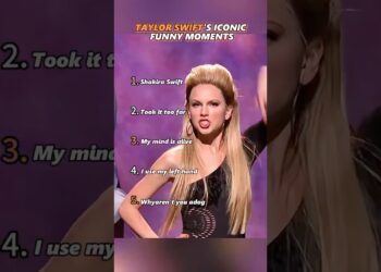 TAYLOR SWIFT’S ICONIC FUNNY MOMENTS #celebrity #funny #shorts  #foryou#taylorswift  #laugh #fyp