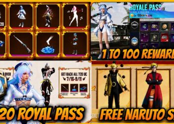 🔥A20 ROYAL PASS IS HERE – 1 TO 100 REWARDS l NARUTO PRIZE PATH AND FREE CHARCTER SET IN 4.5 UPDATE