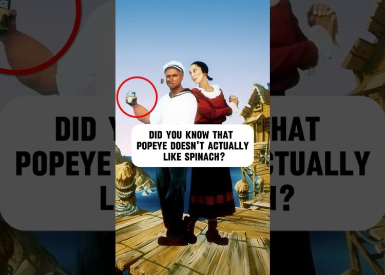 Popeye actually has a real-life inspiration.#celebrity #popeye #robinwilliams