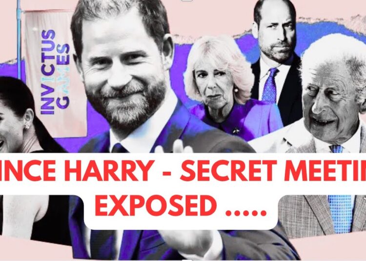 HARRY’S SECRET MEETING EXPOSED #princeharry #london #royal
