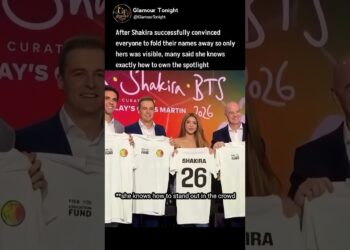 Shakira knows how to own the spotlight 😂 #shakira #funny #viral #celebrity #shorts