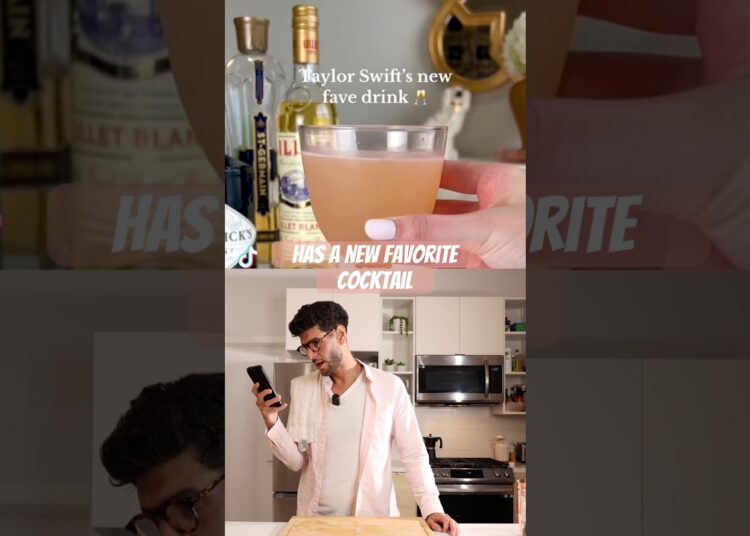 I tried TAYLOR SWIFTS favorite drink. #viral #taylorswift #popular #artist #drink