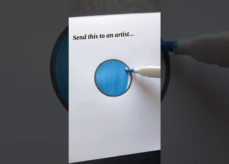 Send this to an artist to make them happy…🎨👀 #satisfying #art #painting #shorts