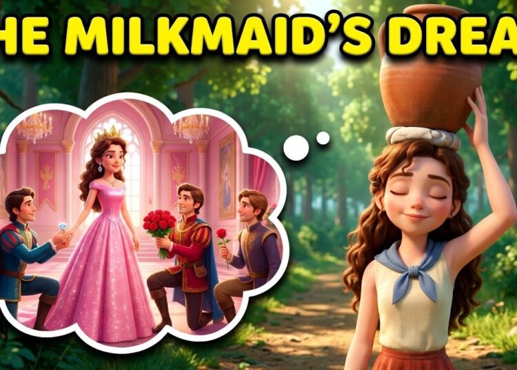 The Milkmaid’s Dream | She Fantasized About Being Royalty and Lost Her Fortune | English Fairy Tales