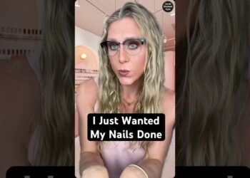 I just wanted my nails done…😳#Comedy #Nails #NailSalon #Gossip #DummBlonde @BronLewis