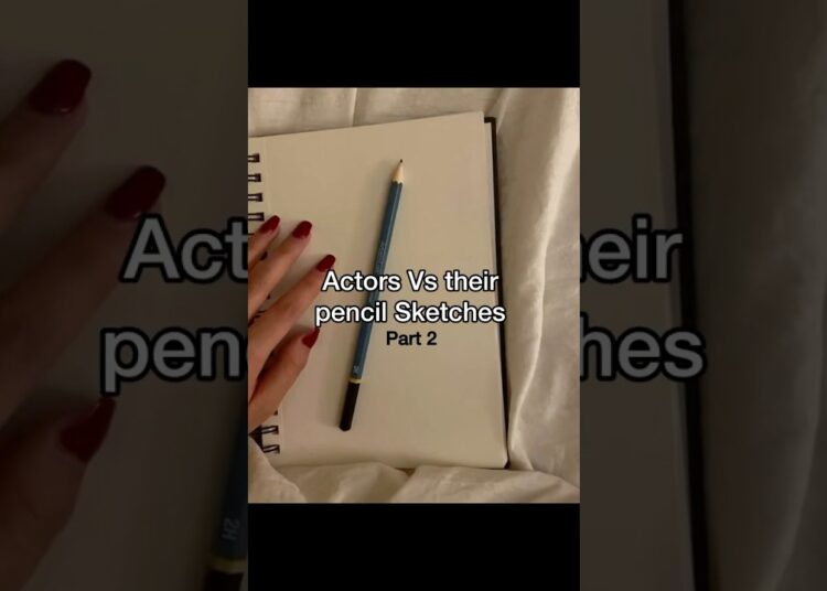 Actors Vs their pencil sketches | Part 2 | #art #sketch #drawing #celebrity #billieeilish #ariana
