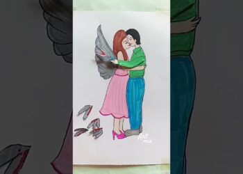 Fake Love 💔 #art #painting #draw #drawing #fyp #viral #youtubeshorts #shorts