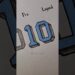 Argentina 10 ⚽️🇦🇷 #howtodraw #art #sketch #drawing #shorts