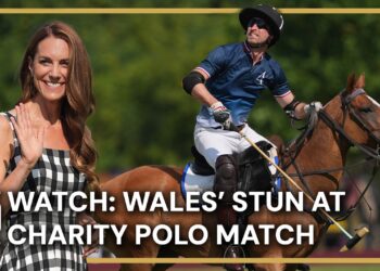 LIVE: Prince William Horses Around In Charity Polo Match
