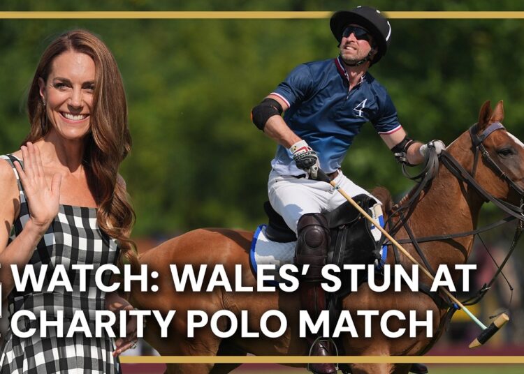 LIVE: Prince William Horses Around In Charity Polo Match