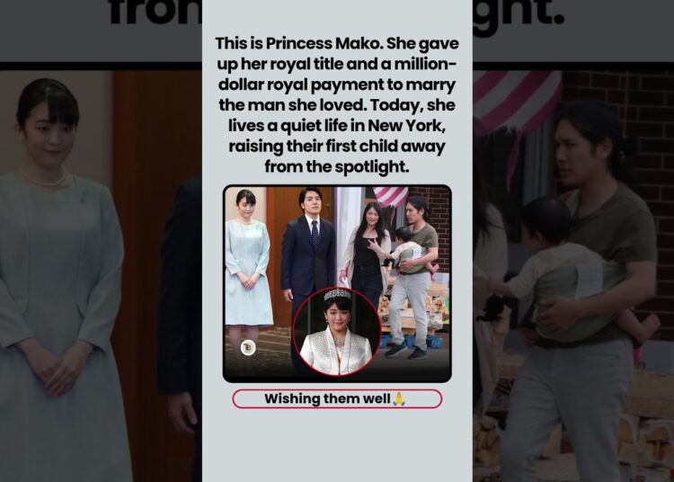The Princess Who Chose Happiness Over Royalty❤️👑#royalfamily #inspiration #love #japan #heartwarming