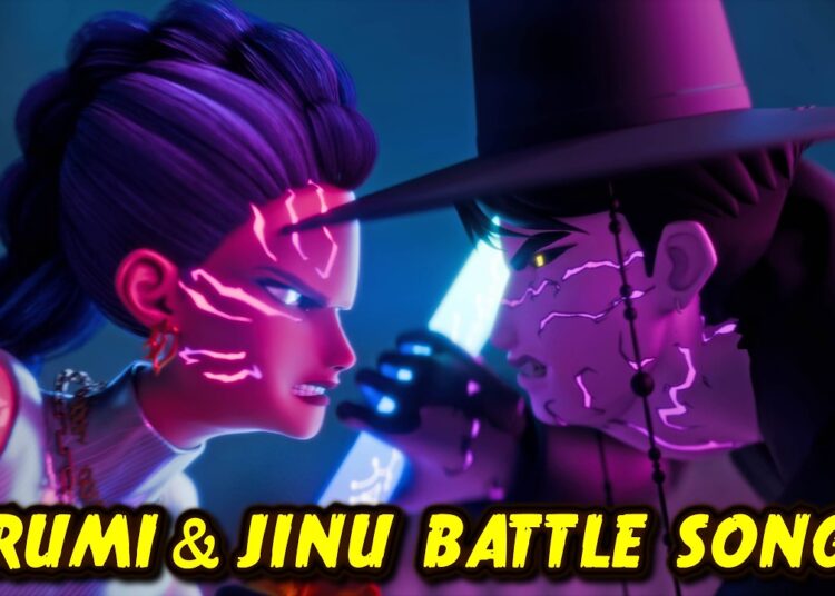 RUMI VS JINU BATTLE SONG – Hunter’s Mantra | KPop Demon Hunters Animation |【By MilkyyMelodies】