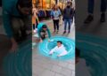 This 3D street art pranked EVERYONE😭😂#StreetArt #OpticalIllusion#ArtPrank #PublicPrank#mindblown