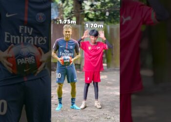 Height challenge famous footballer⁉️🔥⚽️#shorts #football #celebrity