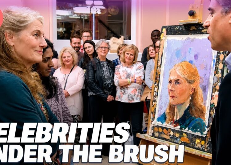 Andy Oliver Matthew Goode Paint Challenge | Portrait Artist of the Year