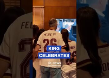 🇪🇸 ⚽ King Felipe VI celebrates Spain’s victory with royal family