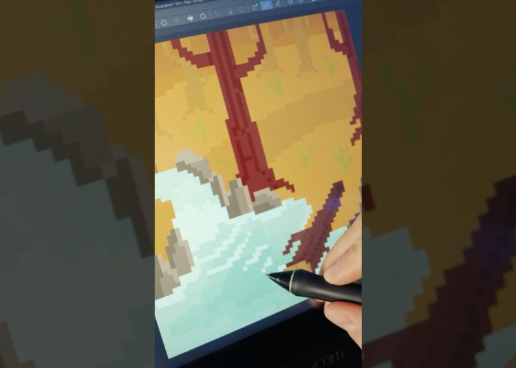 PIXEL ART made easy #art #shorts